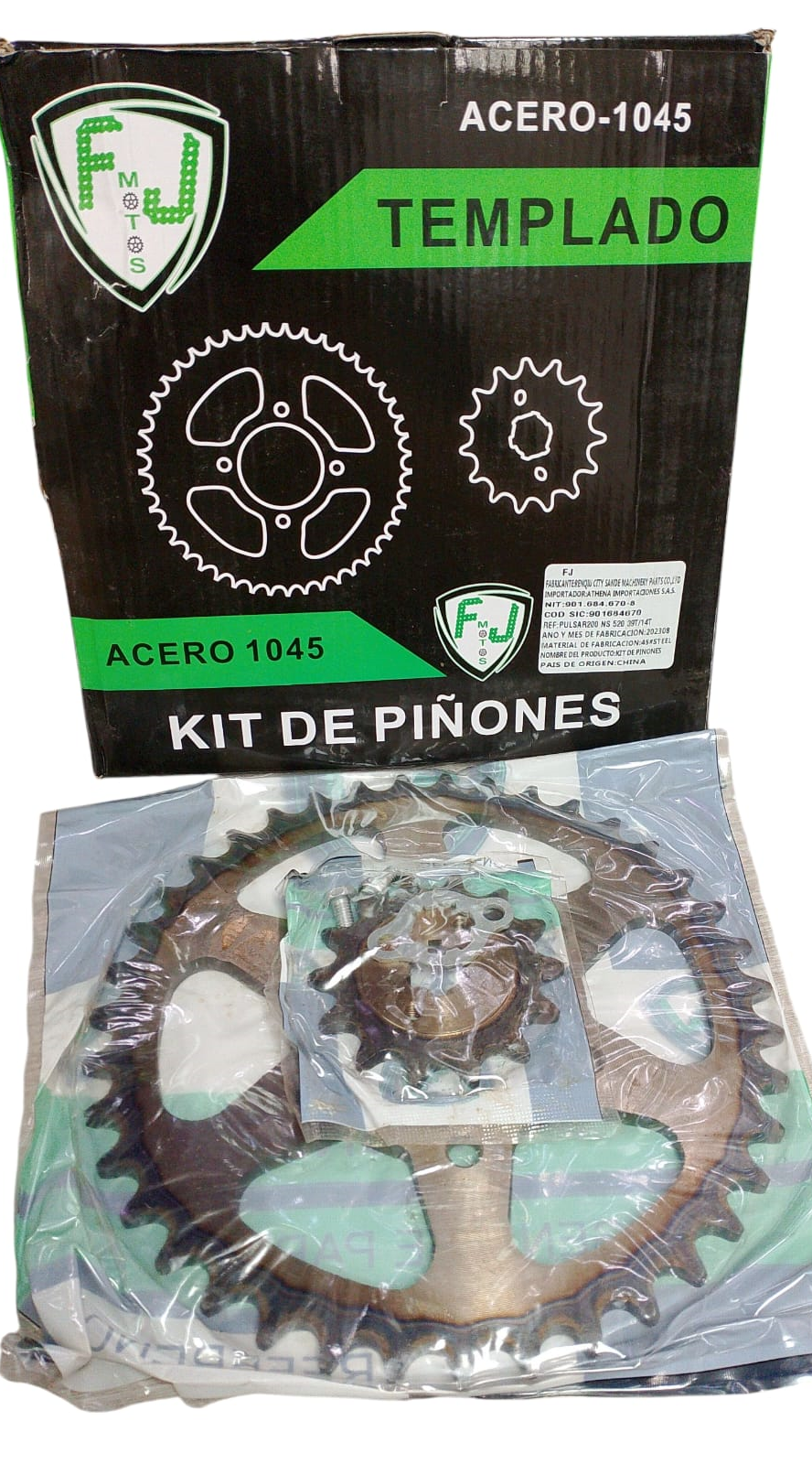 KIT PIÑONES PULSAR200 NS 520H 39T14T-6HU