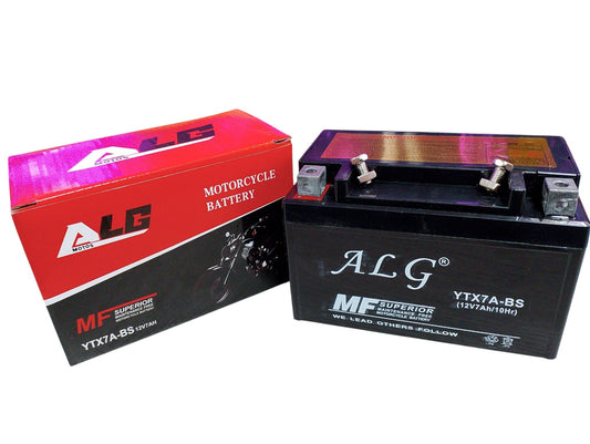 BATERIA YTX7A - DINAMIC 125 - AK180/200 - AGILITY 125/150/RS - KYMCO FLY/ROCKET 125