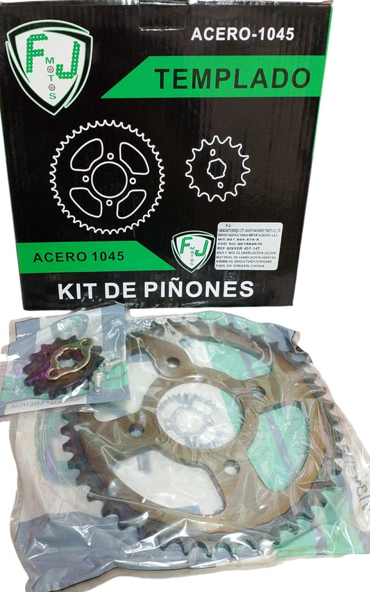 KIT PIÑONES GIXXER 45T-14T