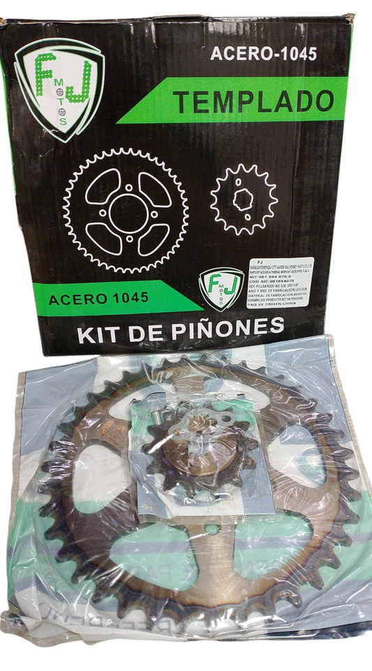 KIT PIÑONES PULSAR 200 RACING 45T