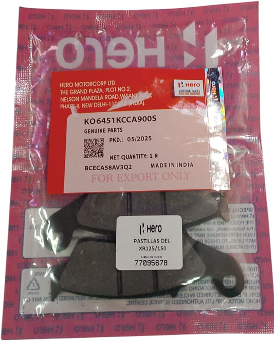 PASTILLAS DE FRENO XR 150 HONDA
